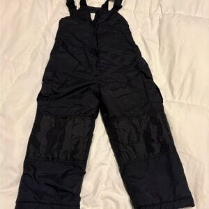 Kids' Black Winter Overalls